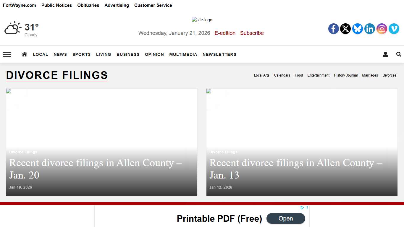 Divorces | journalgazette.net