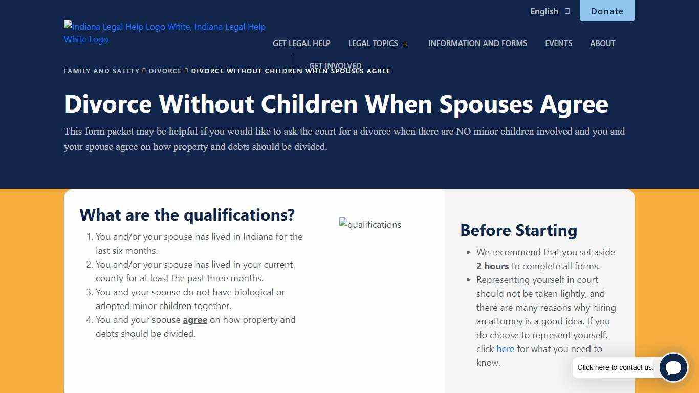 Divorce Without Children When Spouses Agree – Indiana Legal Help